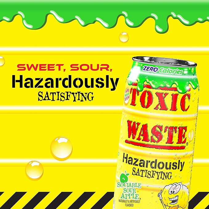 12ct Toxic Waste Energy Drink: Sociable Sour Apple