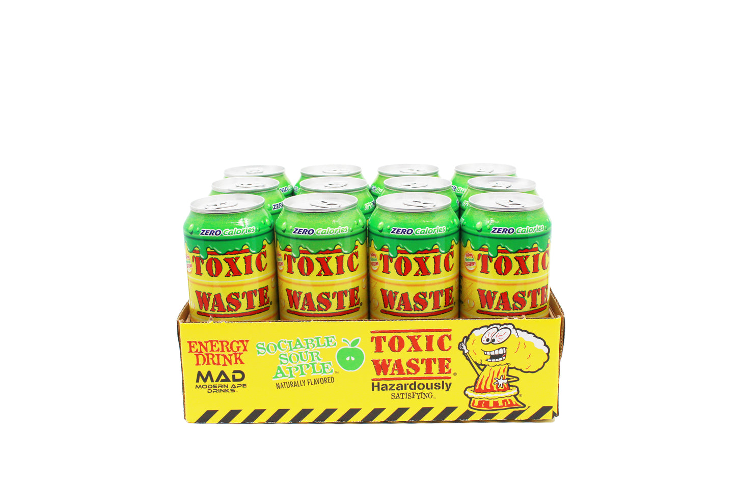 12ct Toxic Waste Energy Drink: Sociable Sour Apple