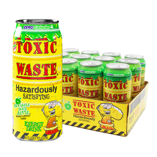 12ct Toxic Waste Energy Drink: Sociable Sour Apple